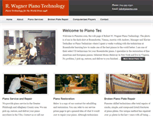 Tablet Screenshot of pianotec.com